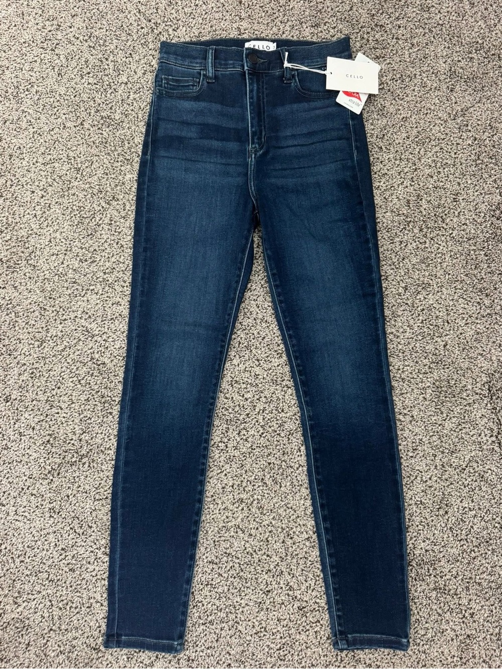 Cello High-Rise Dark Blue Skinny Jeans - Women's